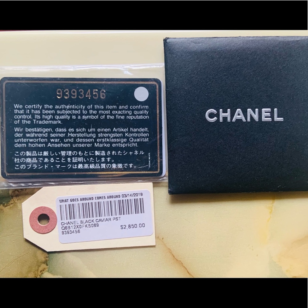 PST authentic CHANEL tote black handbag - Picture 7 of 9